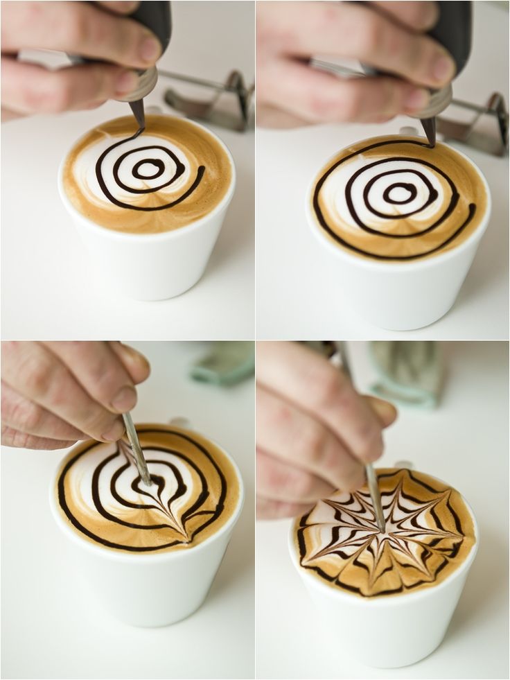 Etching, técnica arte latte.