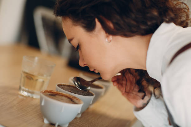 Análisis olfativo del café