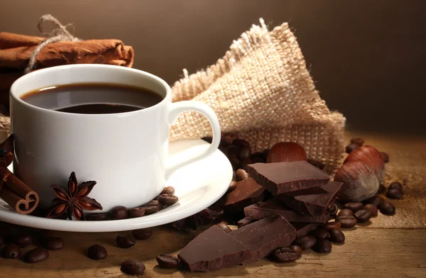 Café proceso natural y chocolate